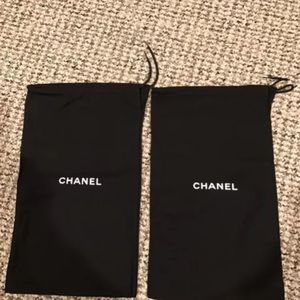 CHANEL Shoes - 2 Chanel shoe dust bags CHANEL Shoes - 2 Chanel shoe dust bags